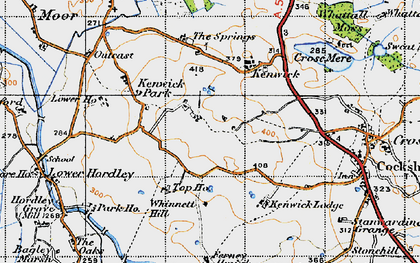Old map of Kenwick Park in 1947