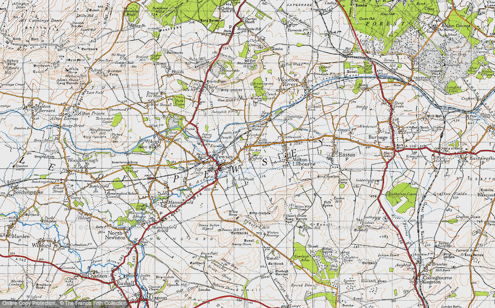 Old Map of Kepnal, 1940 in 1940