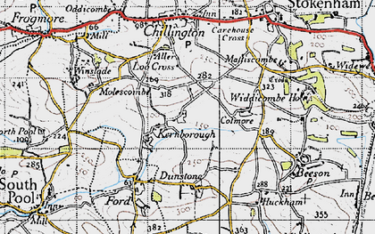 Old map of Kernborough in 1946