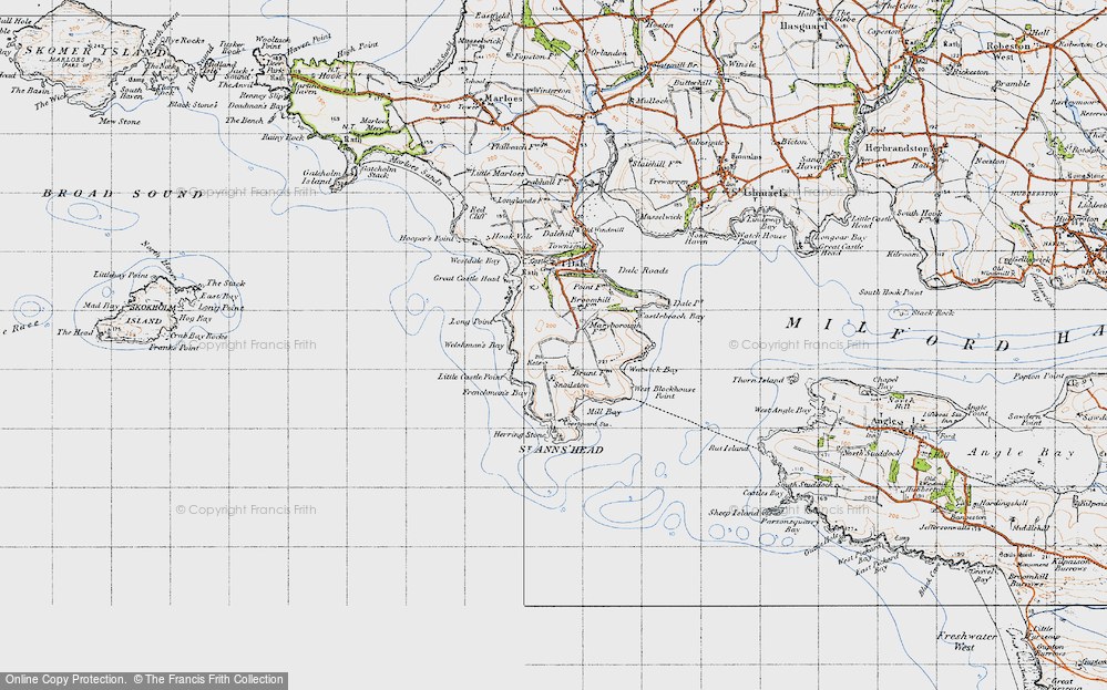 Old Map of Kete, 1946 in 1946