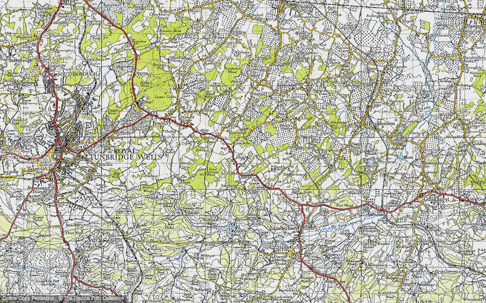Old Map of Key's Green, 1946 in 1946