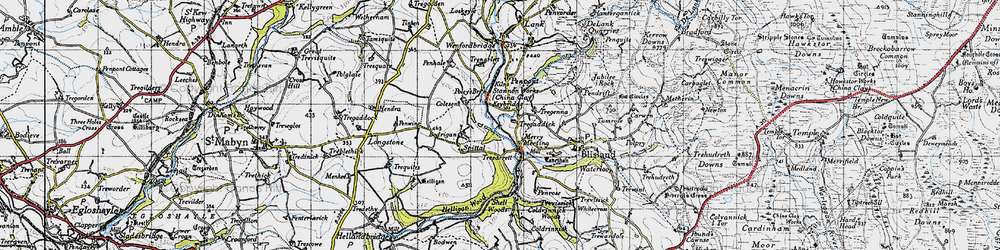 Old map of Keybridge in 1946