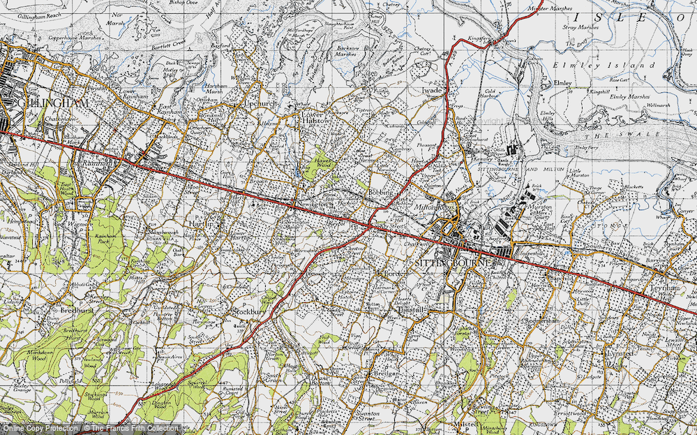 Old Map of Keycol, 1946 in 1946