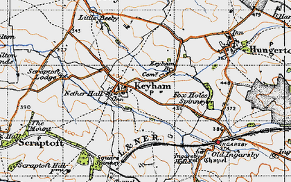 Old map of Keyham in 1946