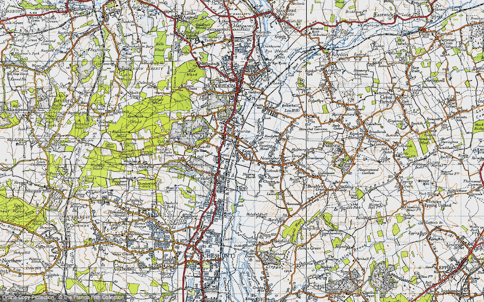 Old Map of Keysers Estate, 1946 in 1946