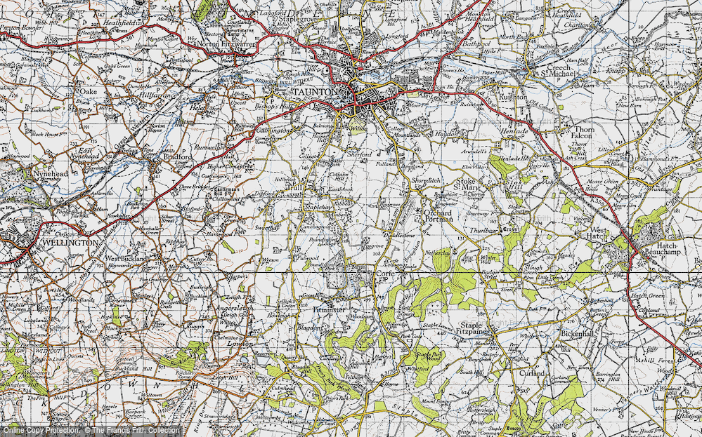 Old Map of Kibbear, 1946 in 1946