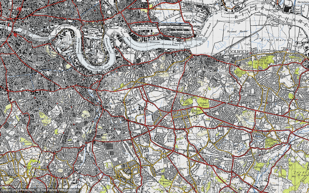 Old Map of Kidbrooke, 1946 in 1946