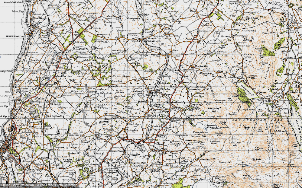 Old Map of Kidburngill, 1947 in 1947