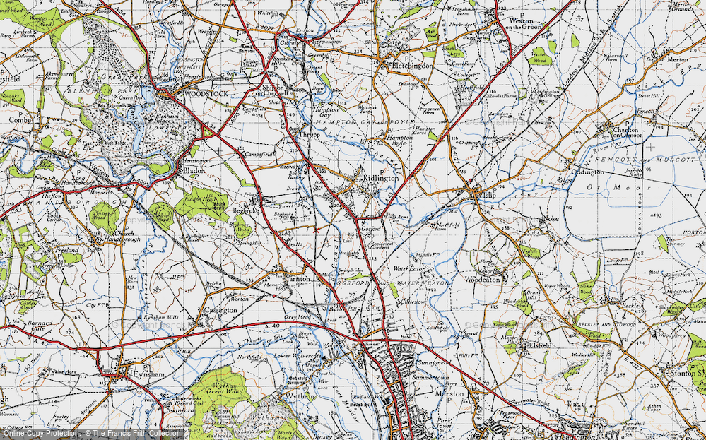 Old Map of Kidlington, 1946 in 1946