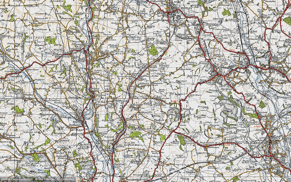Old Map of Kilburn, 1946 in 1946