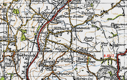 Old map of Kilburn in 1946