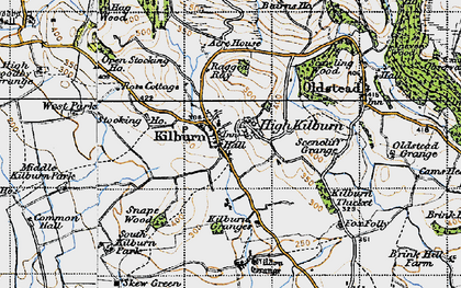 Old map of Acre Ho in 1947