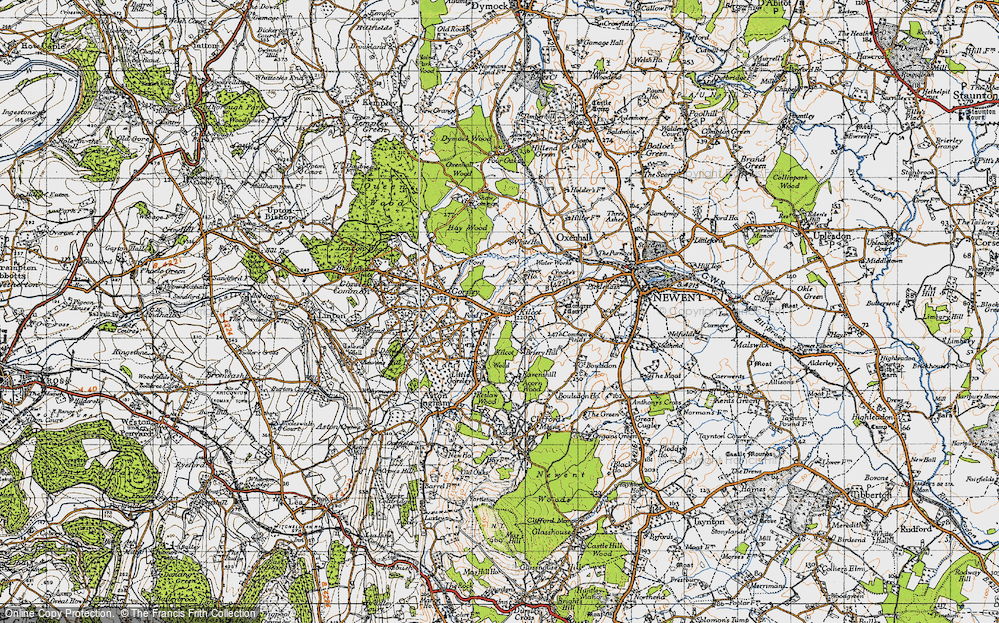 Old Map of Kilcot, 1947 in 1947
