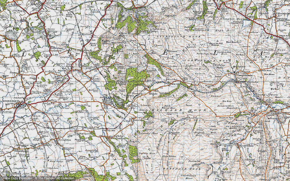 Old Map of Kildale, 1947 in 1947