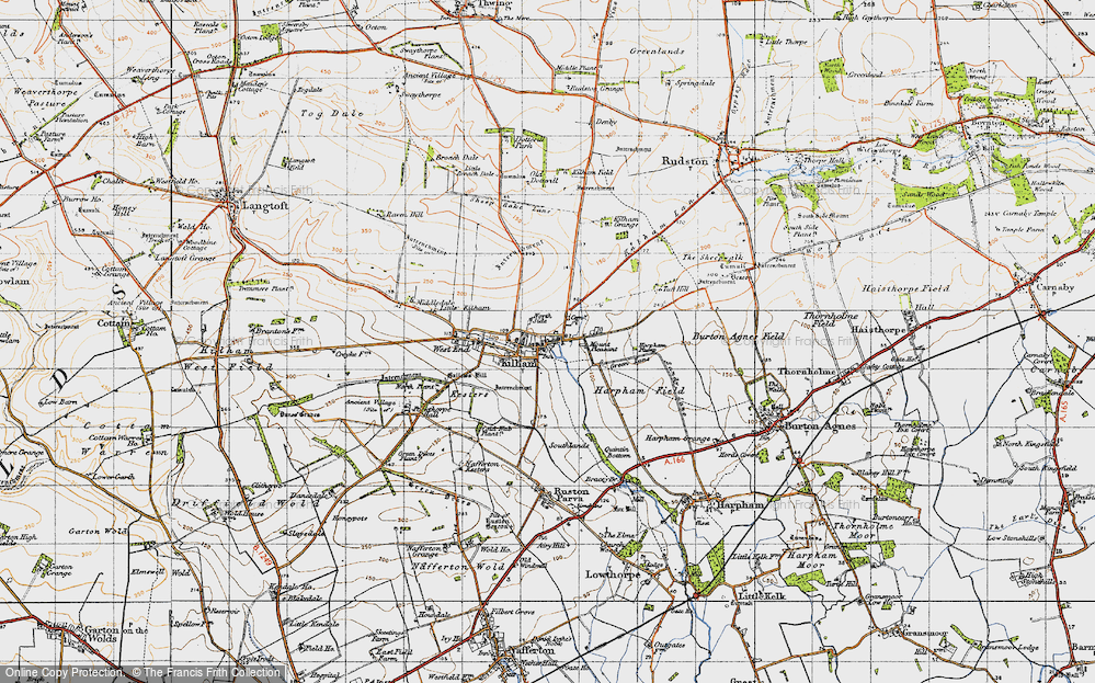 Old Map of Kilham, 1947 in 1947