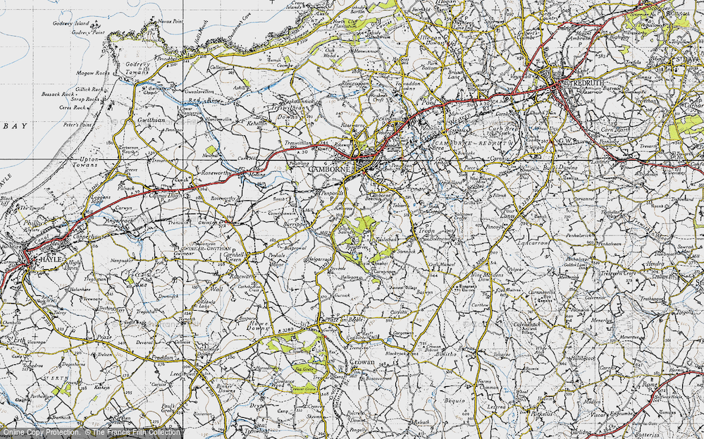 Old Map of Killivose, 1946 in 1946