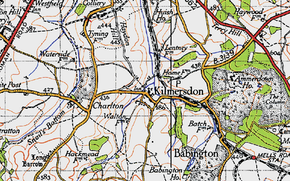 Old map of Babington Ho in 1946