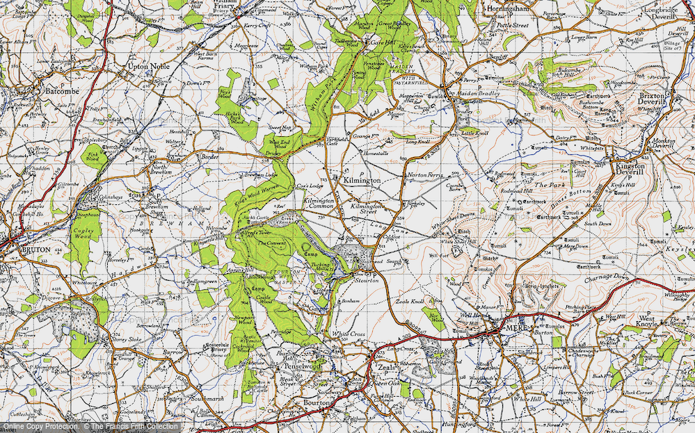 Old Map of Kilmington Common, 1946 in 1946