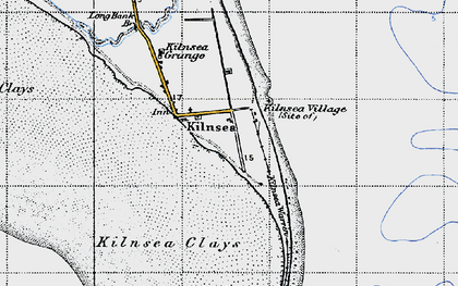 Old map of Trinity Channel in 1947