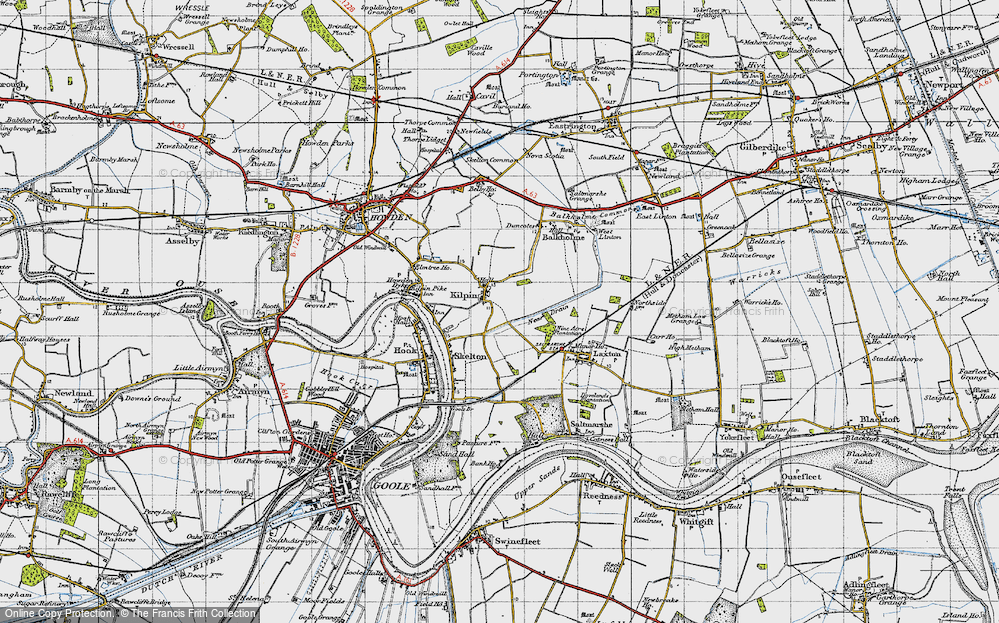 Old Map of Kilpin, 1947 in 1947