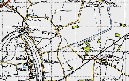 Old map of Kilpin in 1947