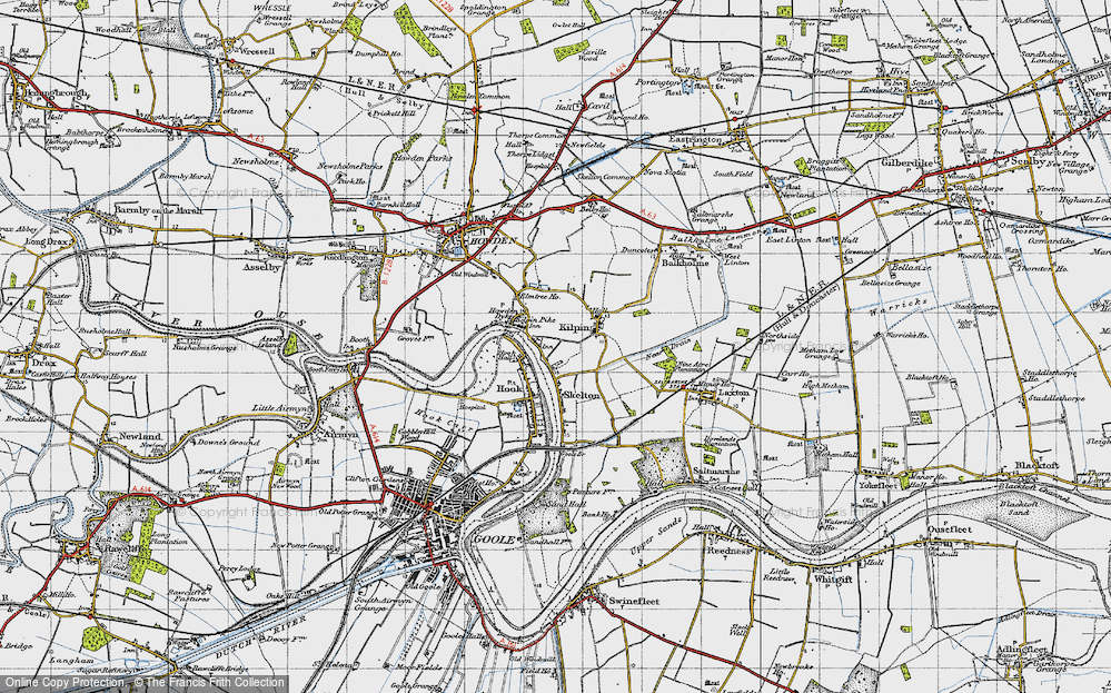 Old Map of Kilpin Pike, 1947 in 1947