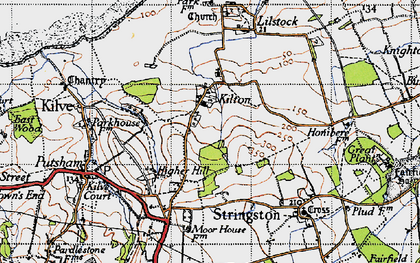 Old map of Kilton in 1946