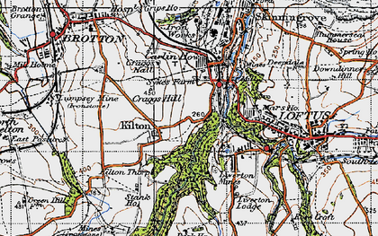 Old map of Kilton in 1947