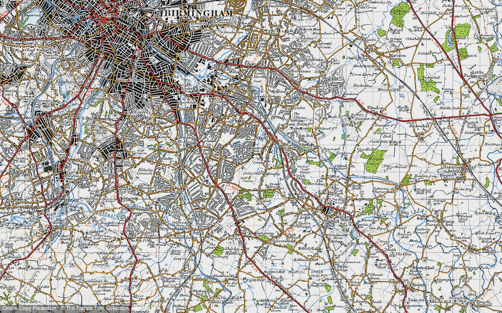 Old Map of Kineton Green, 1947 in 1947