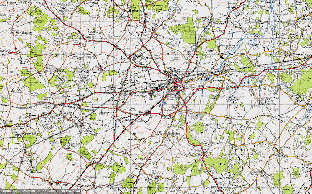 Old Maps of King's Furlong, Hampshire - Francis Frith