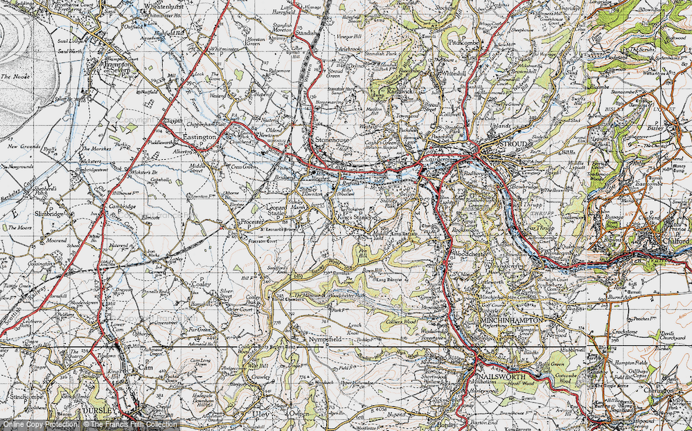 Old Map of King's Stanley, 1946 in 1946