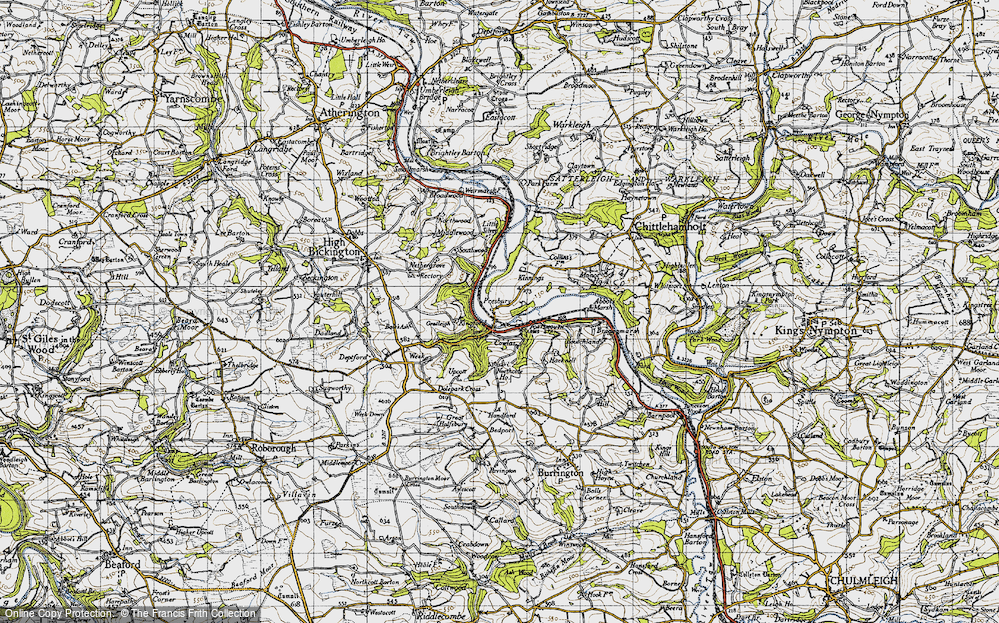 Old Map of Kingford, 1946 in 1946