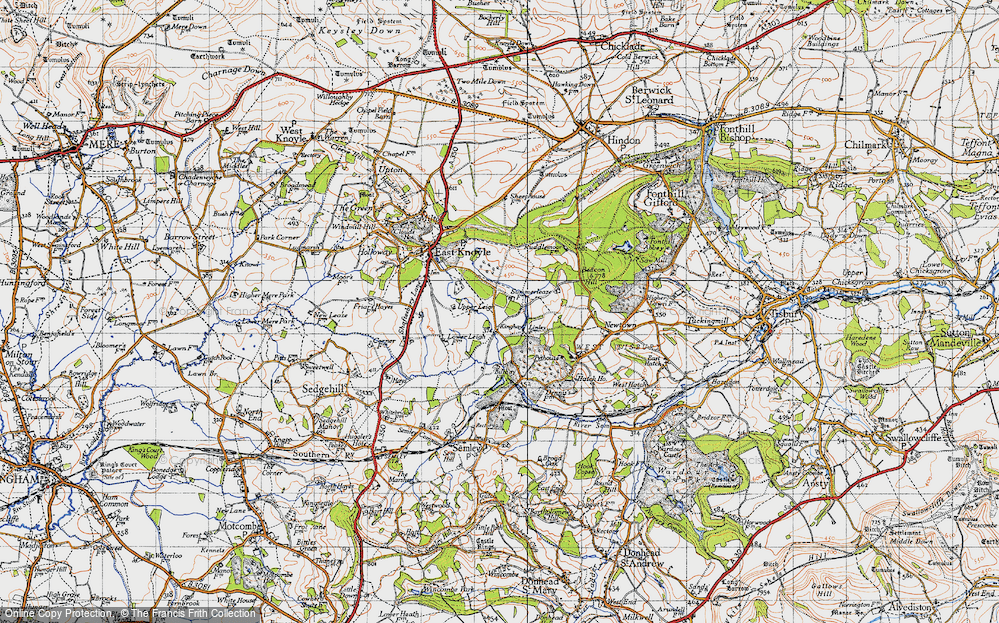 Old Map of Kinghay, 1940 in 1940