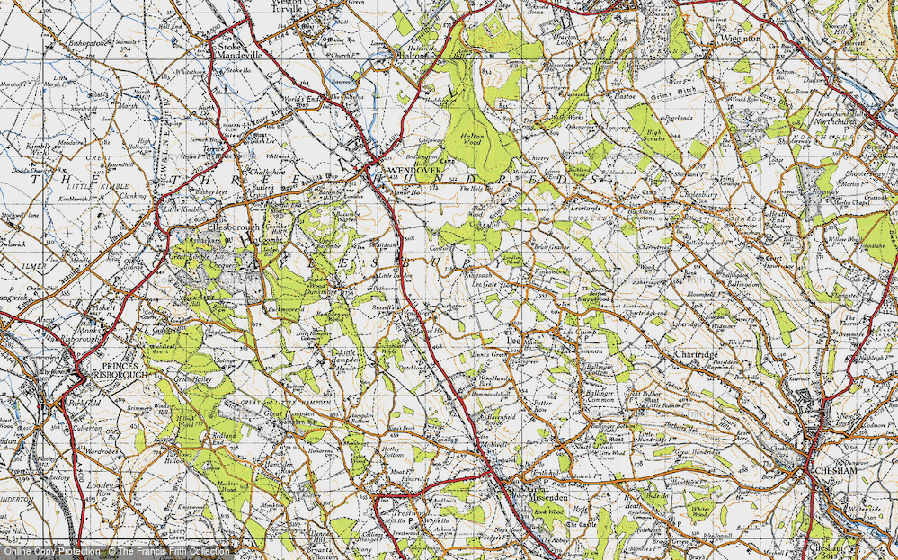 Old Map of Kingsash, 1947 in 1947