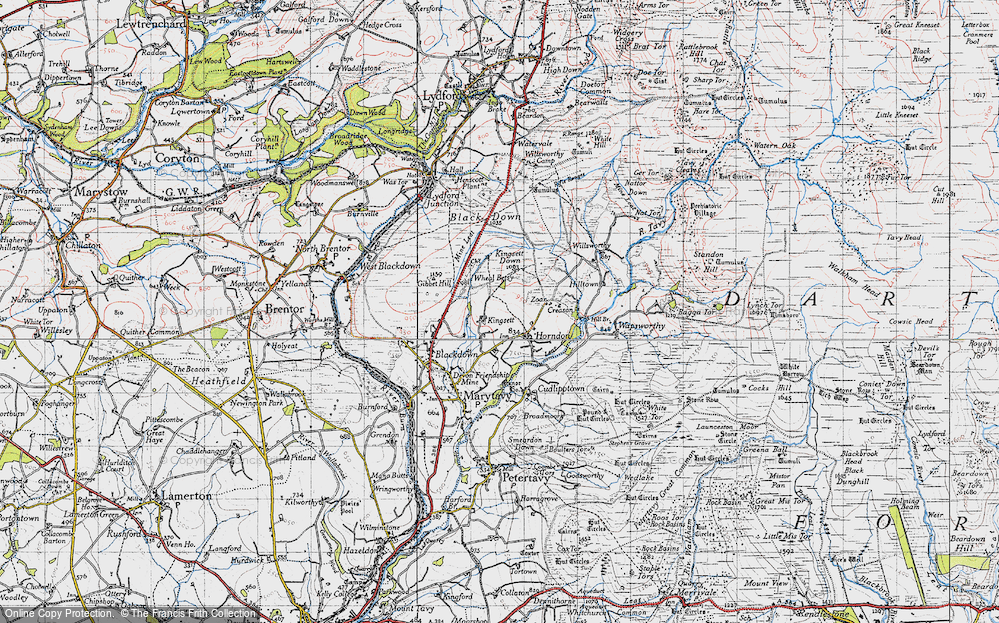 Old Map of Kingsett, 1946 in 1946