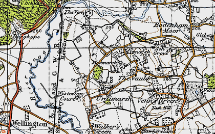 Old map of Kingsfield in 1947