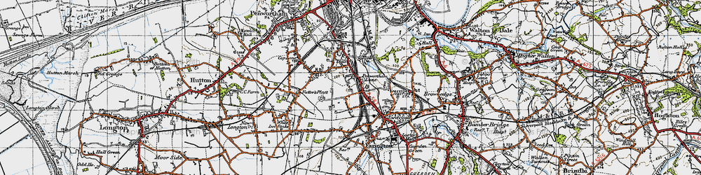 Old map of Kingsfold in 1947