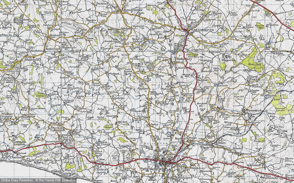 Old Map of Kingsland, 1945 in 1945