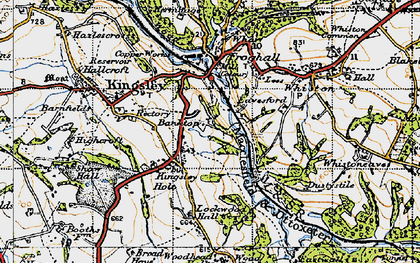 Old map of Kingsley Holt in 1946