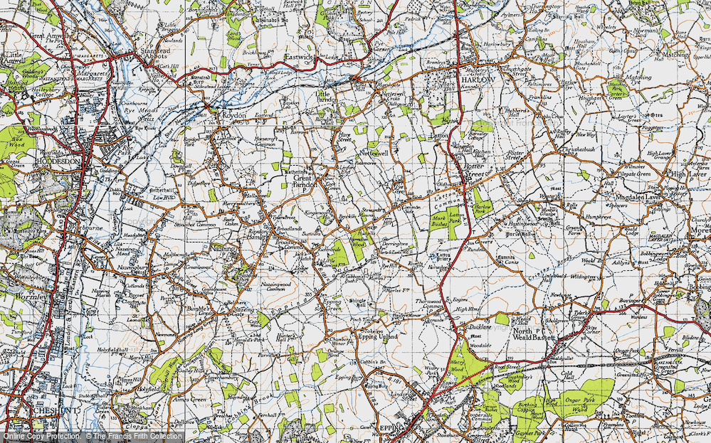 Old Map of Kingsmoor, 1946 in 1946