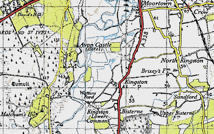 Old map of Leybrook Common in 1940