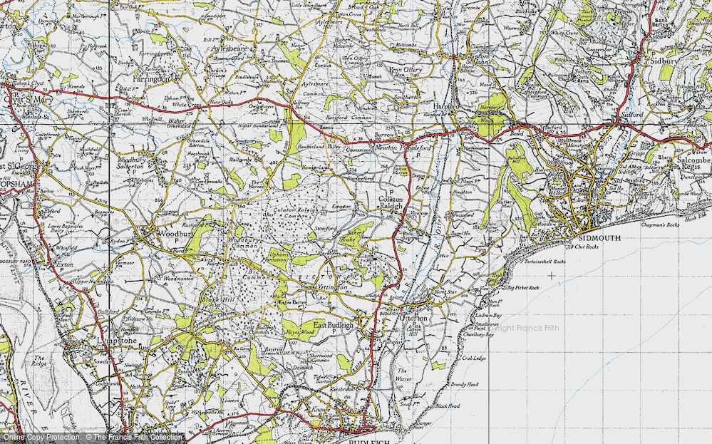 Old Map of Kingston, 1946 in 1946