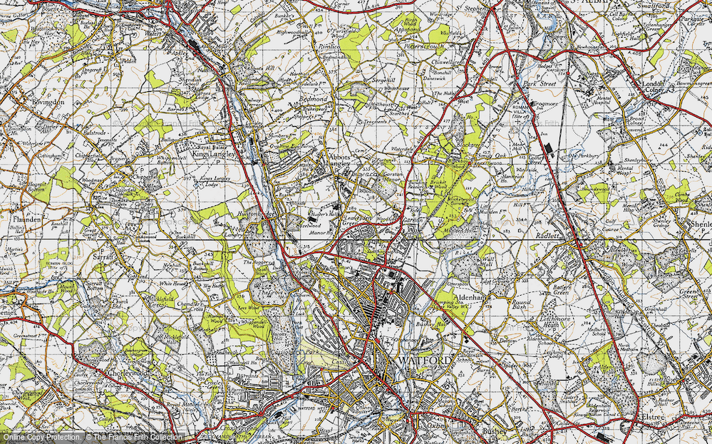 Old Map of Kingswood, 1946 in 1946