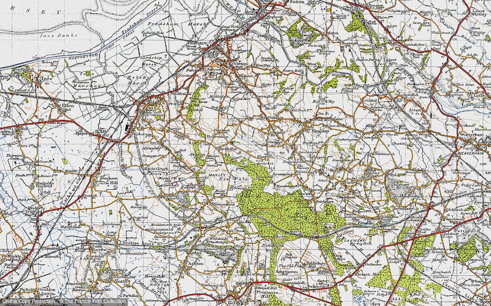 Old Map of Kingswood, 1947 in 1947
