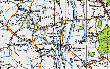 Old map of Lapworth Sta in 1947