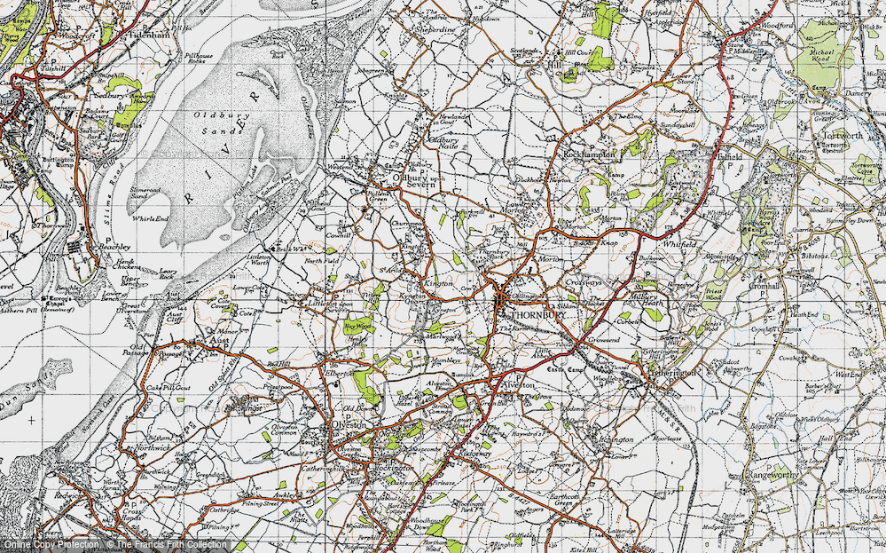 Old Map of Kington, 1946 in 1946