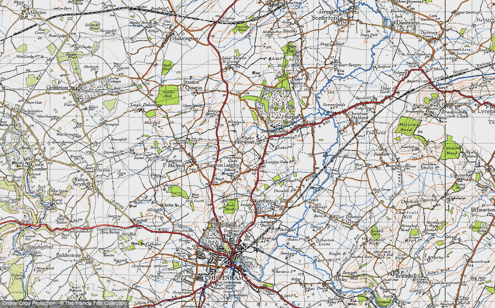 Old Map of Kington Langley, 1947 in 1947