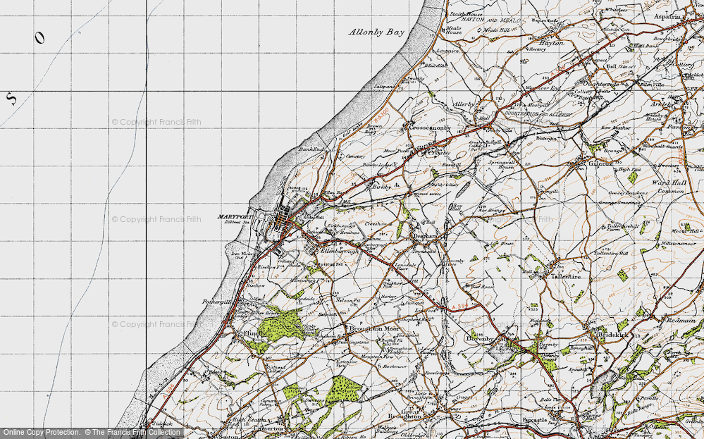 Old Map of Kirkborough, 1947 in 1947