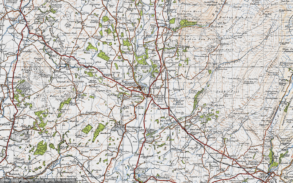 Old Map of Kirkby Lonsdale, 1947 in 1947