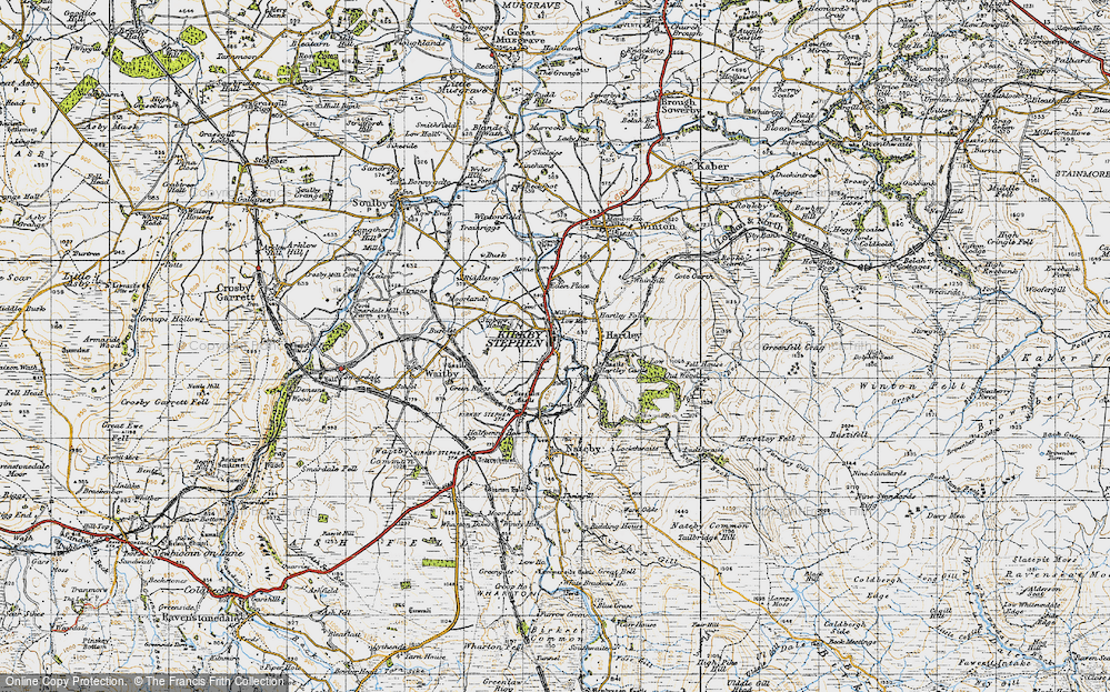 Old Map of Kirkby Stephen, 1947 in 1947